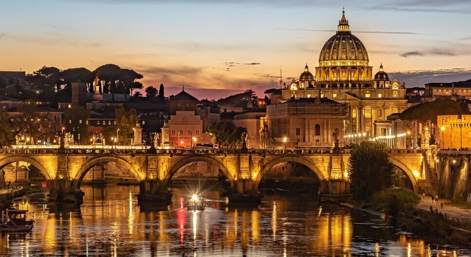 Rome at sunset